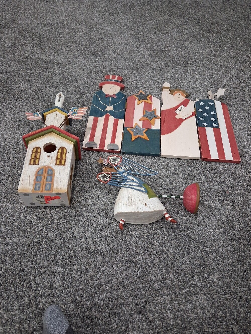 Set Of 3 4th Of July Decorations
